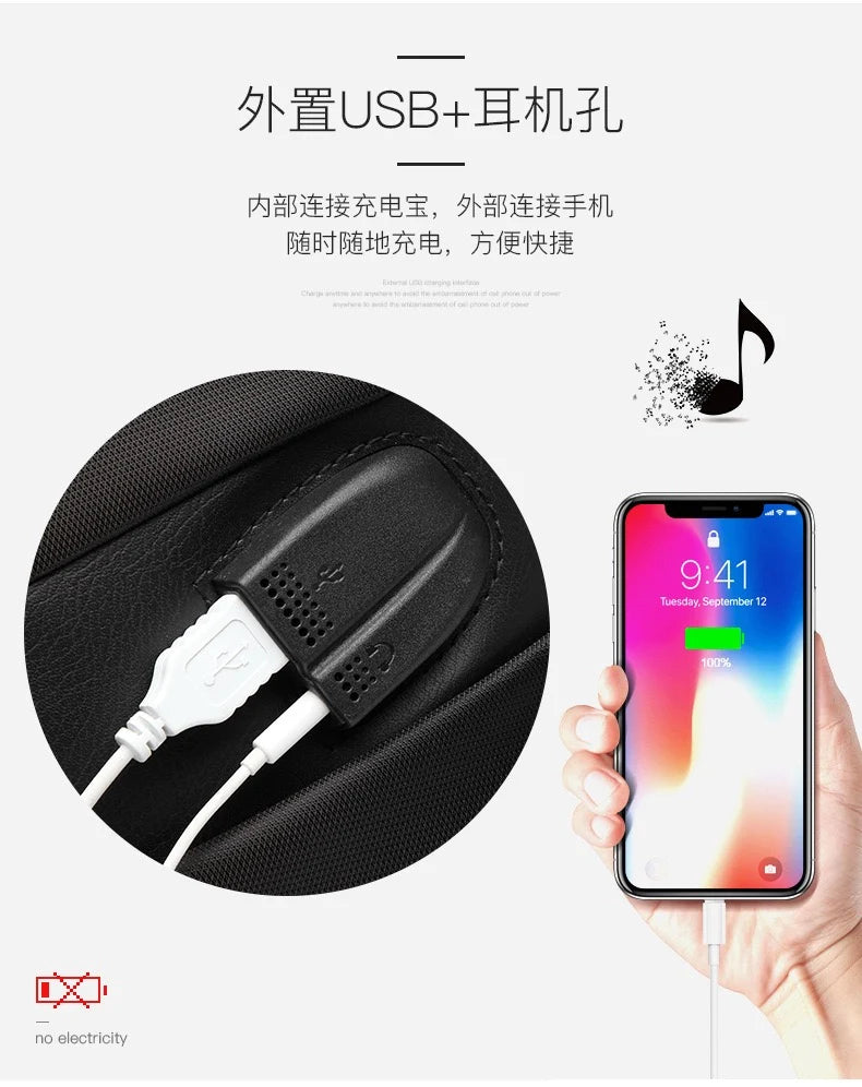 Biaowang Premium Onyx Pro Anti-Theft Backpack
