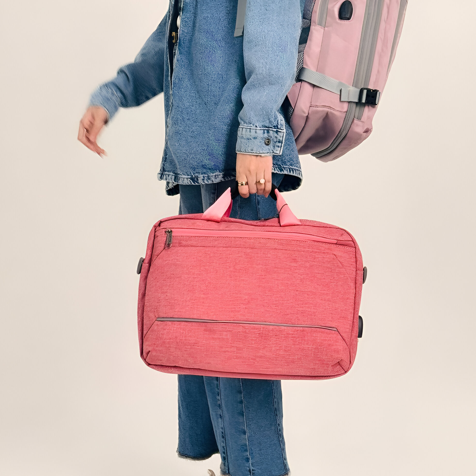 CoolBell Pinkline Carry Messenger